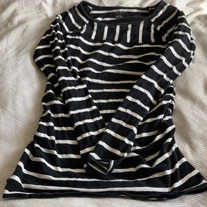 Liz Lange Maternity Striped Tee XS